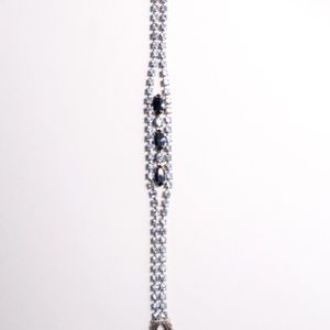 Vintage Blue Rhinestone Bracelet